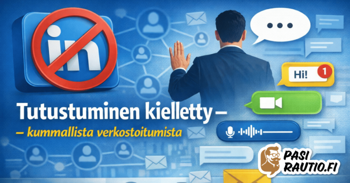 Tutustuminen kielletty – kummallista verkostoitumista