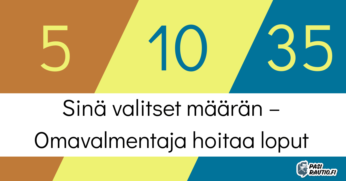 Omavalmentaja tunnit
